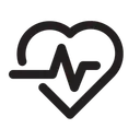 Free Heart rate Icon