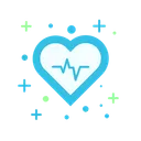 Free Heart Rate Medical Health Icon