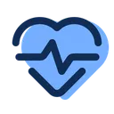 Free Heart Rate Heart Rate Monitor Vitality Icon