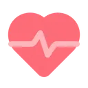Free Heart Rate Heart Rate Monitor Vitality Icon