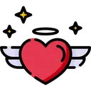 Free Heart Wings  Icon
