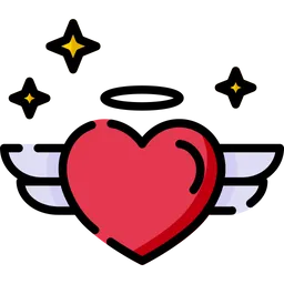Free Heart Wings  Icon