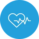 Free Heartbeat Care Love Icon