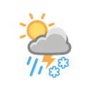 Free Heavy Sleet Thunder Icon