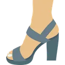 Free Heel Shoes Heel Sandals Woman Feet Icon