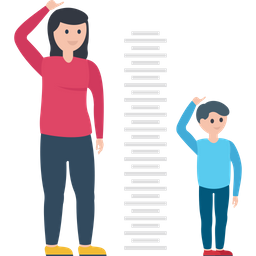 Man Height Chart Icons - Free SVG & PNG Man Height Chart Images
