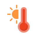 Free Heiße Temperatur  Symbol