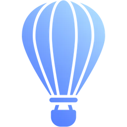 Free Heißluftballon  Symbol