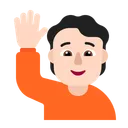 Free 上げる、手、平らな アイコン