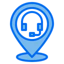 Free Customer Service Pin Location Icon