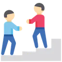 Free Help Helping Eachother Team Work Icon