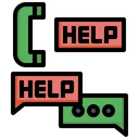 Free Helpline  Symbol