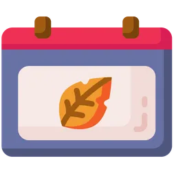 Free Herbstkalender  Symbol