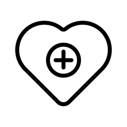 Free Herz Plus  Symbol