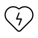 Free Herzschock  Symbol