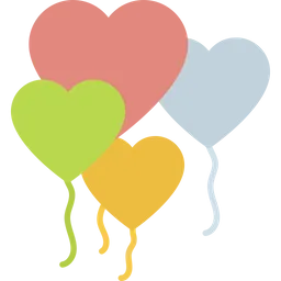 Free Herzballons  Symbol