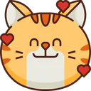 Free Herzen Emoticon Katze Symbol