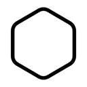 Free Hexagone Forme Polygone Icon
