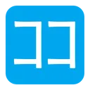 Free Hier Knopf Flach Symbol
