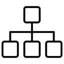 Free Hierarchie Categorie Diagramme Icône