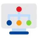 Free Hierarchy Network Structure Icon