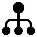 Free Hierarchy Network Structure Icon