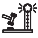 Free High Point Hammer Game Arcade Icon