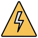Free High Voltage Sign Icon