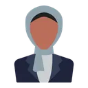 Free Hijab Businesswoman  Icon