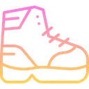 Free Hiking Boots Hiking Footwear Icon