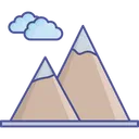 Free Hills Mountains Nature Icon