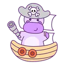 Free Hippo Random  Icon