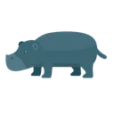 Free Hippopotame Animal Hippopotame Icon