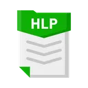 Free File Hlp Document Icon