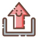 Free Hochladen Pfeil Datei Icon