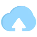 Free Hochladen Cloud Netzwerk Symbol