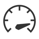 Free Hohes Niveau Tachometer Leistung Symbol