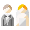 Free Hochzeit Paar Brautigam Icon