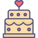 Free Hochzeitstorte Kuchen Dessert Symbol