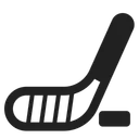 Free Hockey High Contrast Icon