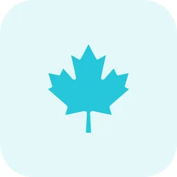 Free Hoja de arce canadiense Logo Icono