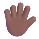 Free Con Los Dedos Extendidos Icono
