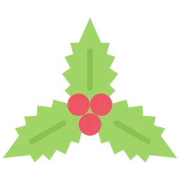 Free Holly Leaf  Icon