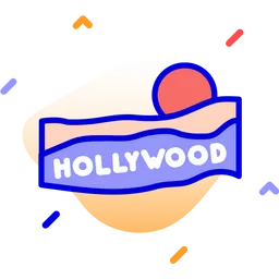 Free Hollywood Sign  Icon