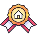 Free Home Badge  Icon