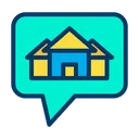 Free Chatting For House Communication Conversation For House Icon