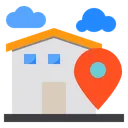Free Home Location  Icon