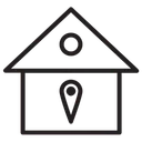 Free Home Location House Location Home Address Icon