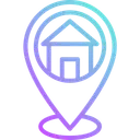Free Home Location  Icon