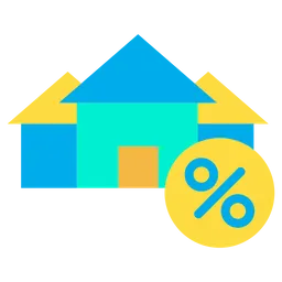 Free Home Percentage  Icon